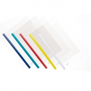 齐心 HF287A 超省钱报告夹 A4 抽杆式抽杆夹 20张 五个套装