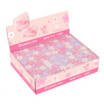 齐心 B2564 橡皮檫(樱花系-方块型)橡皮擦